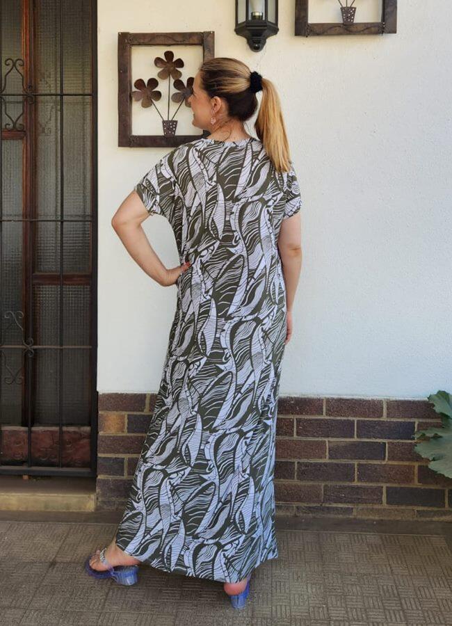 Jayda On Cut Sleeves Maxi Dress - Medium - J&S Creations Shop