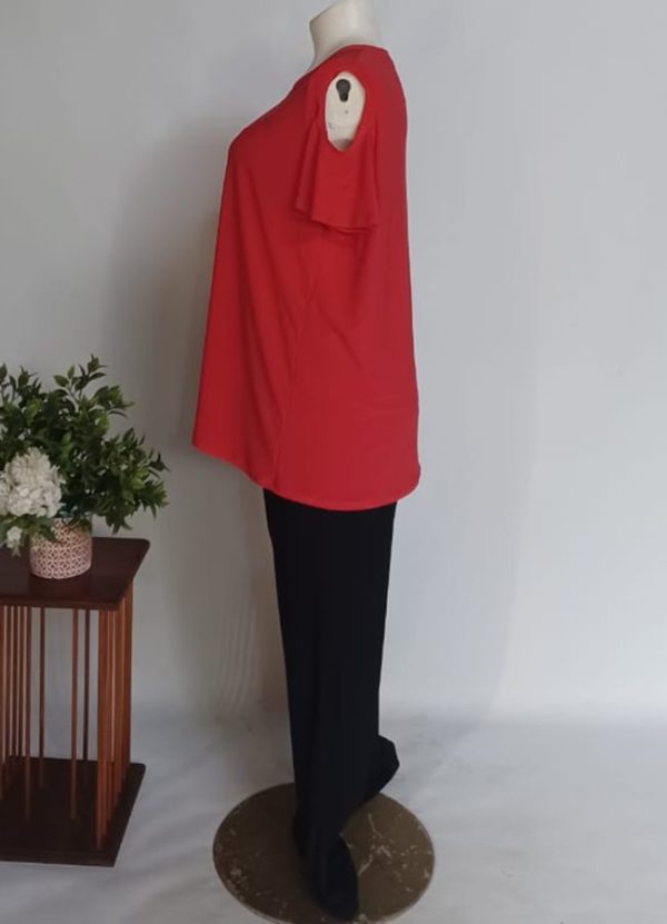 Anja Tunic Top 3XL – Red BonBon - Image 3