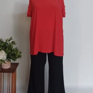 Anja Tunic Top 3XL – Red BonBon