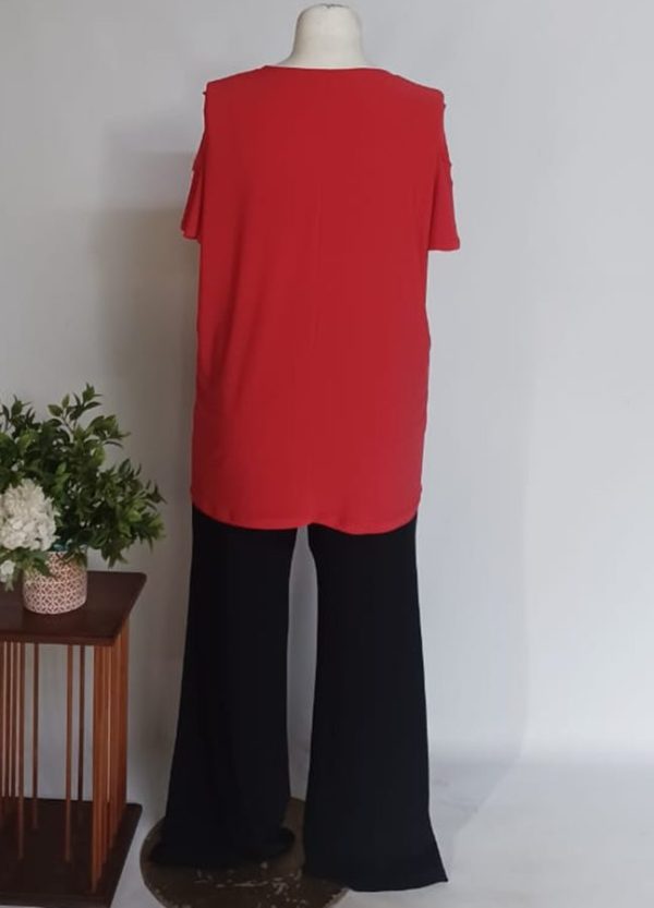 Anja Tunic Top 3XL – Red BonBon - Image 4
