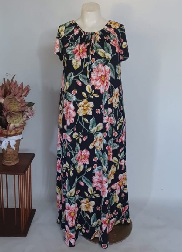 Olivia Maxi Dress 2XL — Midnight Garden BonBon
